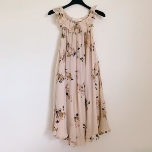 VANESSA BRUNO Silk Floral-Print Dress